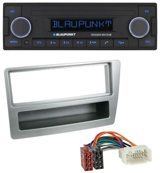 Blaupunkt DAB USB Bluetooth MP3 Autoradio für Honda Civic 04-06 silber autom. Kl