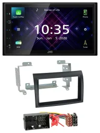 JVC DAB 2DIN MP3 Bluetooth USB Autoradio für Citroen Jumper Fiat Ducato Peugeot