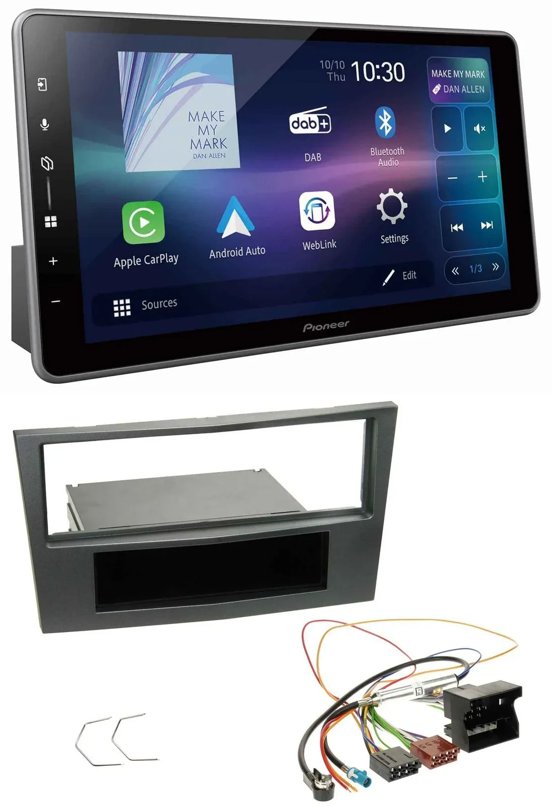 Автомагнитола Pioneer Bluetooth, DAB, USB, MP3 для Opel Antara/Astra H/Zafira B (с 2005)