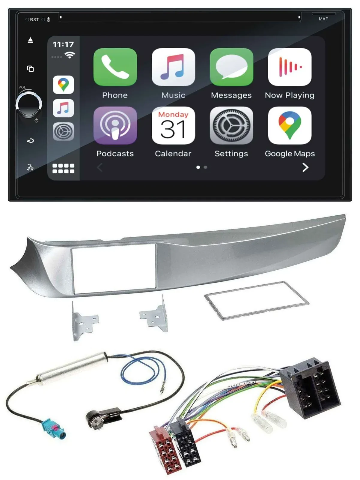 Blaupunkt 2DIN Bluetooth DAB USB DVD MP3 Autoradio für Alfa Giulietta 05/2010-10