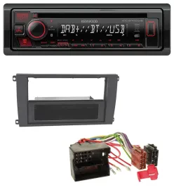 Kenwood MP3 CD USB Bluetooth DAB Autoradio für Porsche Cayenne (2007-2010)