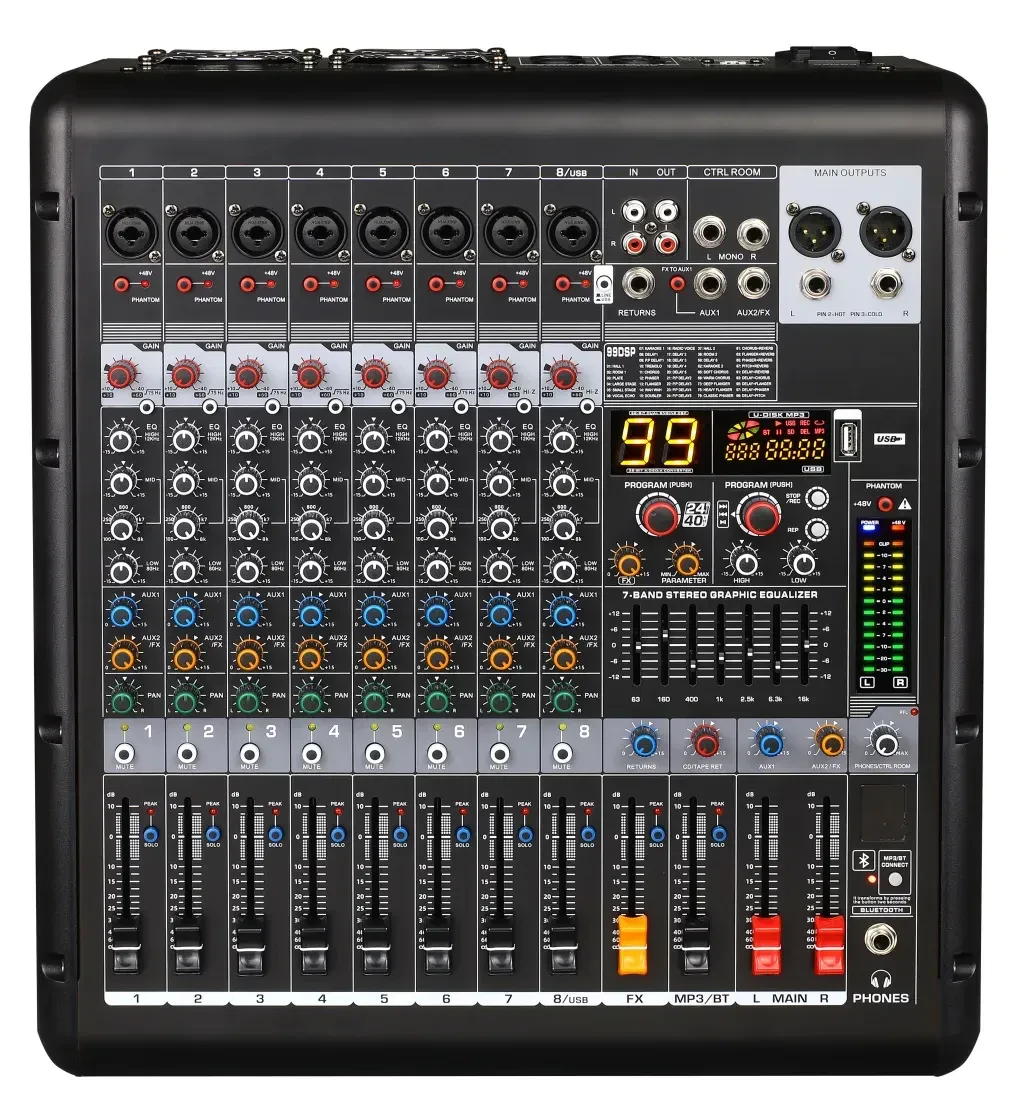 Аналоговый микшер LAudio AG-8P