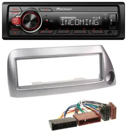 Pioneer Bluetooth USB DAB MP3 Autoradio für Ford Ka bis 2008 silber-metallic