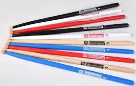 Барабанные палочки HUN 10103004 Colored Series QI 5A White