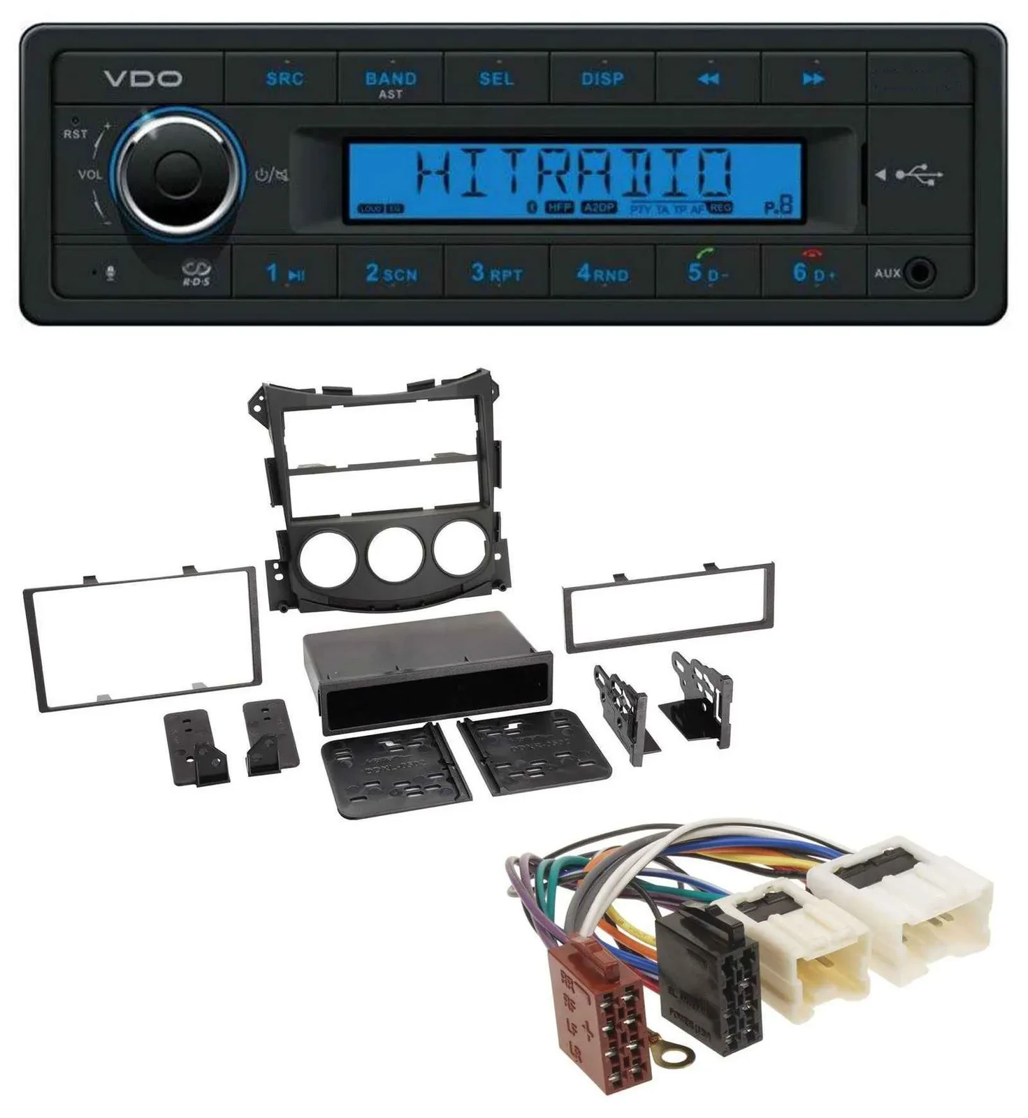 Автомагнитола для Nissan 370Z (с 2009) VDO Bluetooth, USB, MP3, AUX
