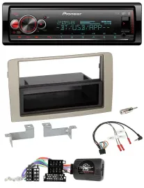 Pioneer Bluetooth USB Lenkrad DAB Autoradio für Lancia Musa 2004-2012