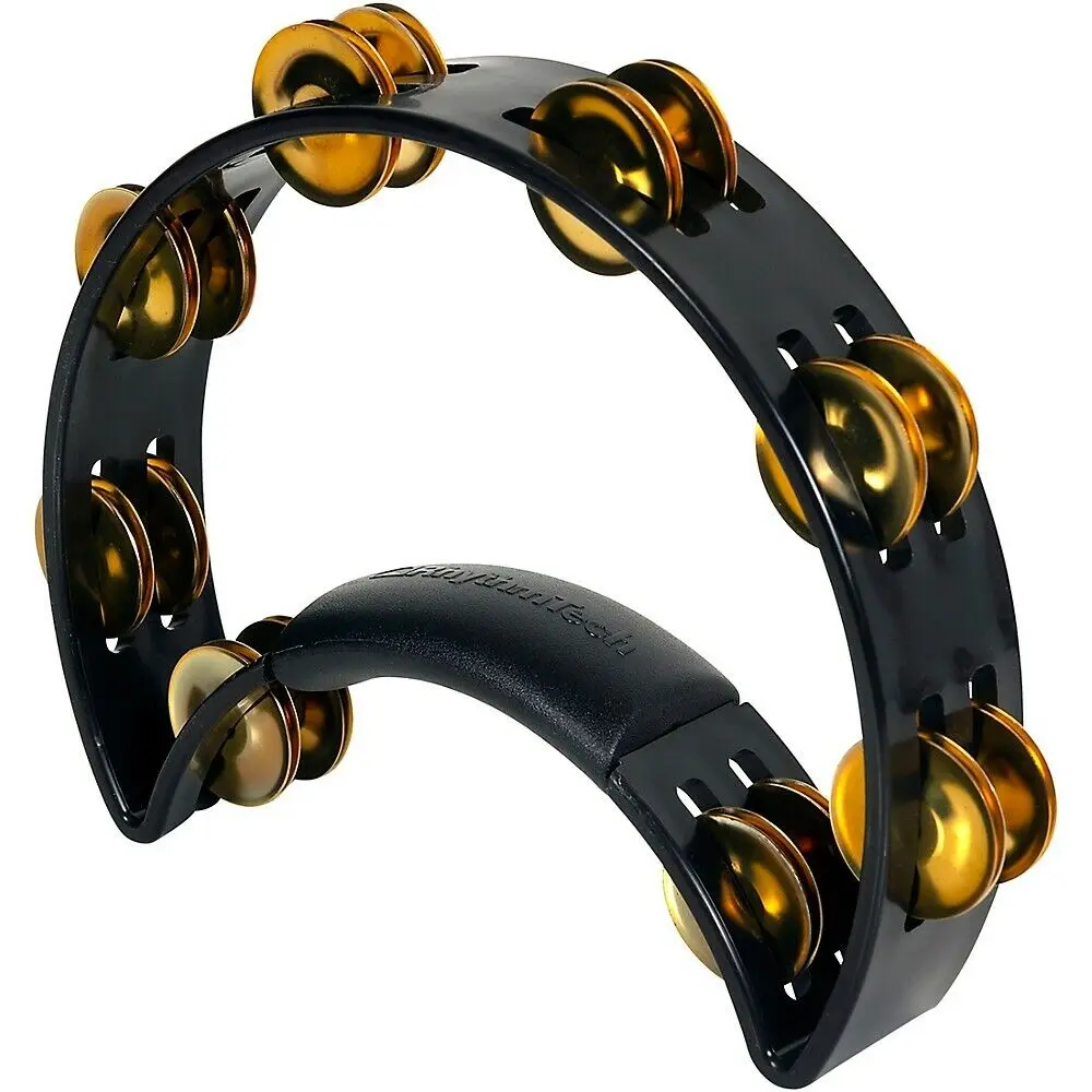 Тамбурин Rhythm Tech 9.5" Tambourine Brass Jingles Black