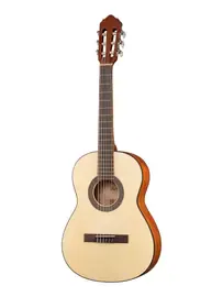Классическая гитара Cort AC70 Open Pore 3/4 с узким грифом с чехлом