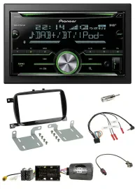 Автомагнитола Pioneer 2DIN, CD, USB, Bluetooth, DAB для Fiat 500X (с 2016, Facelift)