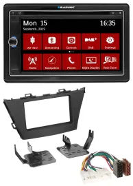 Blaupunkt Bluetooth DAB 2DIN USB DVD MP3 Autoradio für Toyota Prius+ (ab 2012)