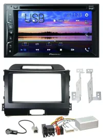 Pioneer Bluetooth 2DIN USB DVD DAB Lenkrad Autoradio für Kia Sportage 3 10-15 Na