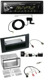 Автомагнитола для Ford Kuga 2008–2012 Pioneer Bluetooth DAB USB, черный, поддержка управления на руле
