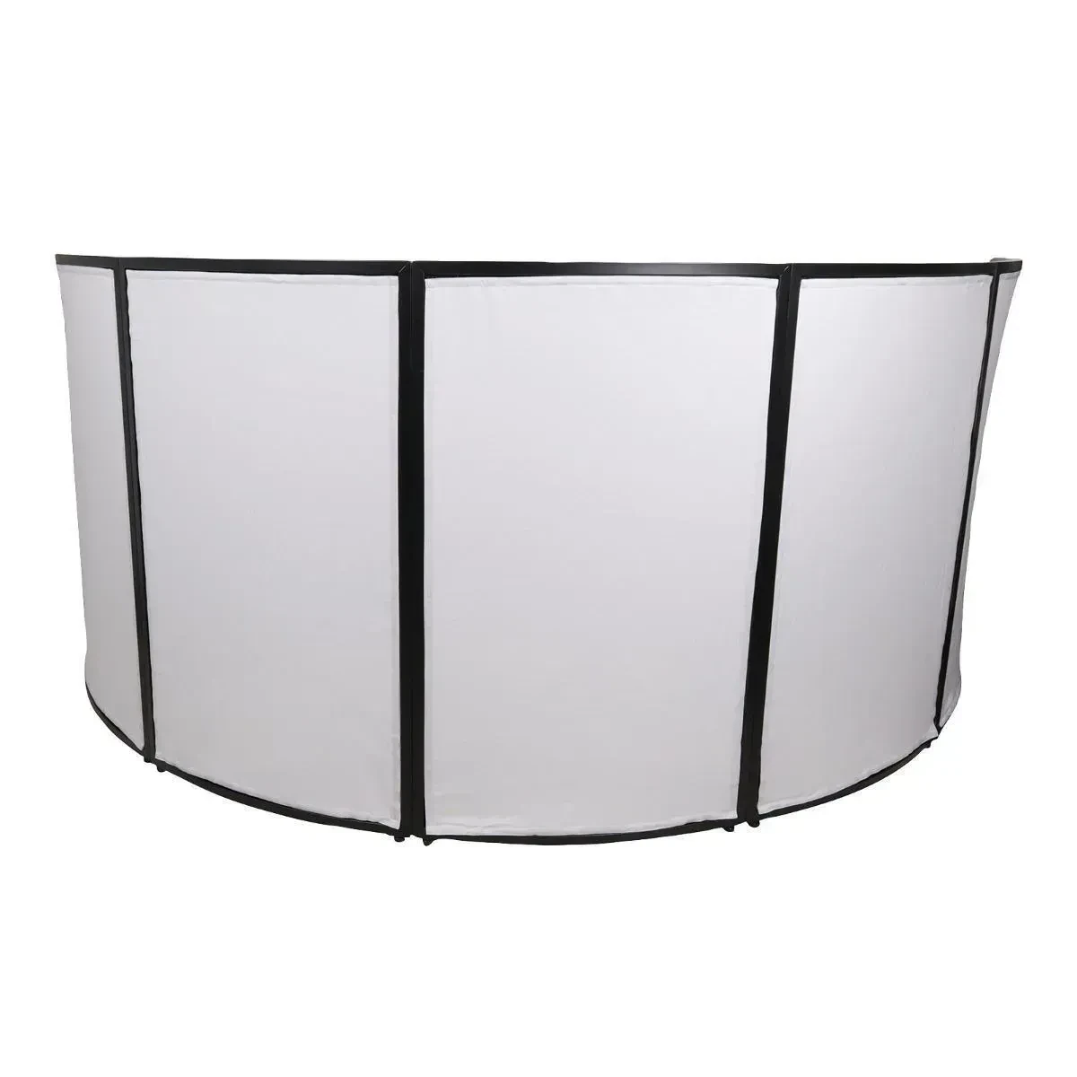 DJ фасад ProX XF-LUNA BLK изогнутый, 5 панелей, черный, с белым и черным scrim, с сумкой