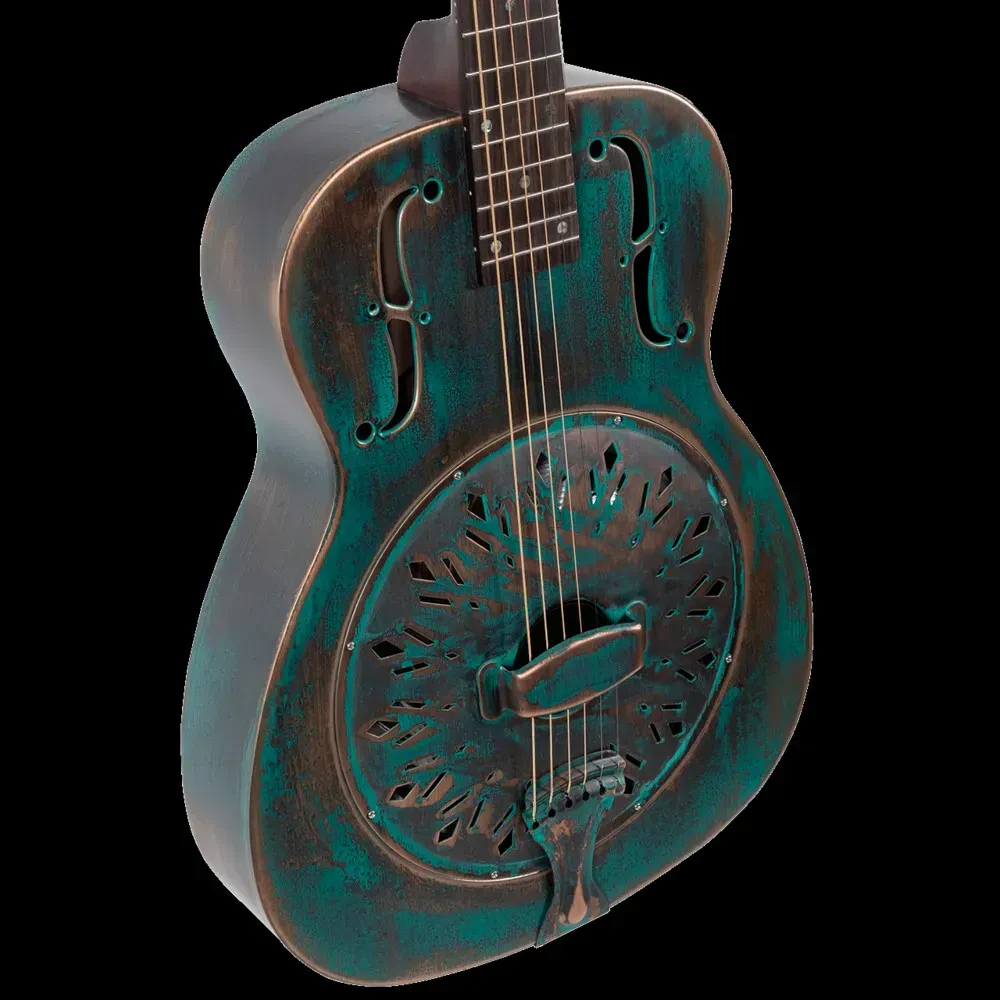 Recording King RM-997-VG Swamp Dog Resonator Guitar Style-0 w/Patina - Demo