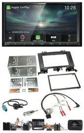 Kenwood Bluetooth USB 2DIN Lenkrad TMC DAB Navigation für Mercedes Sprinter Audi