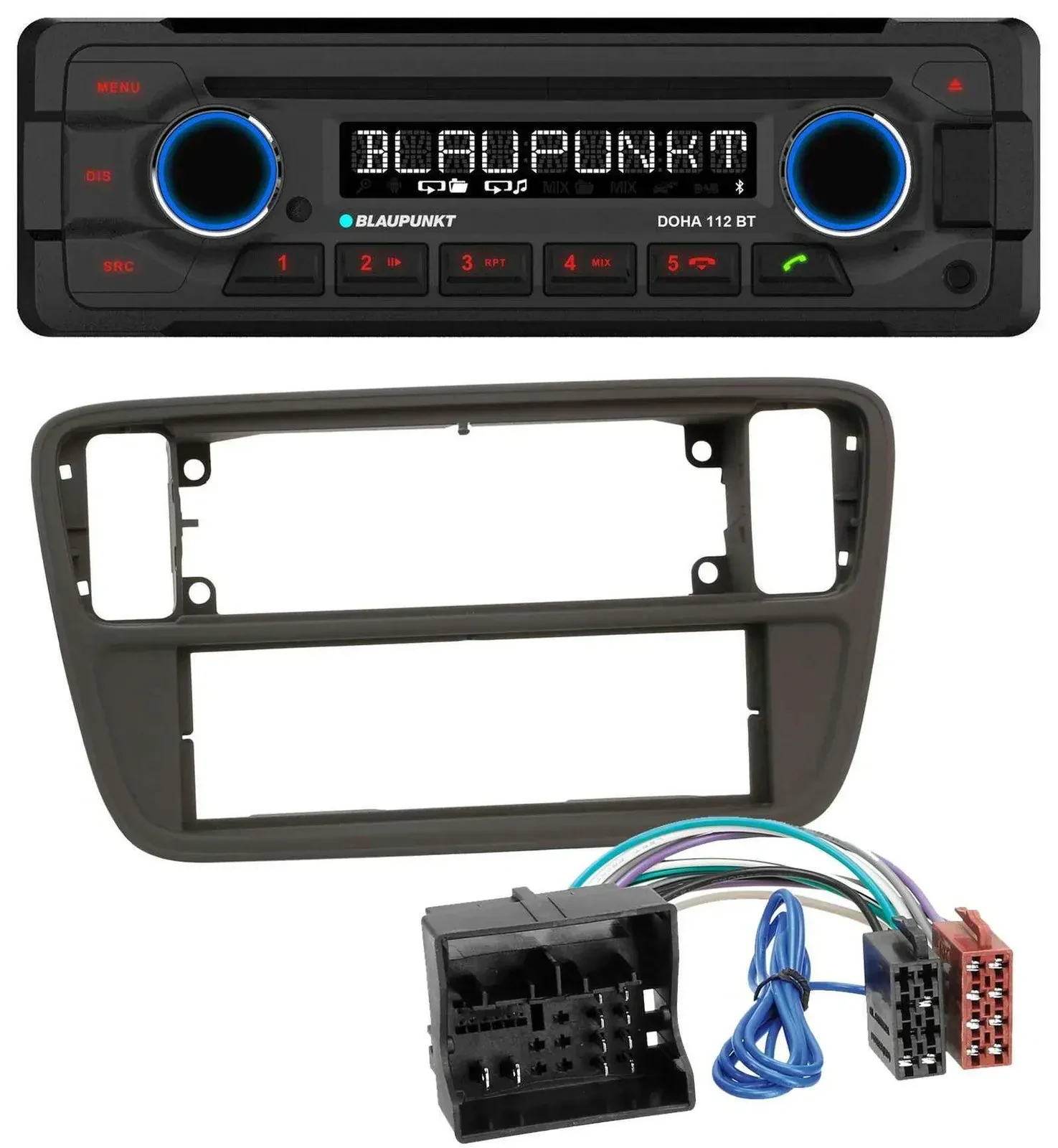Blaupunkt AUX MP3 CD Bluetooth USB Autoradio für Seat Mii (ab 2011)