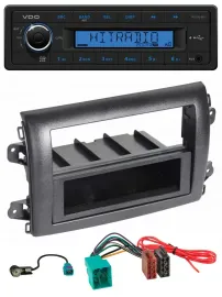VDO AUX 1DIN MP3 USB Autoradio für Fiat Ducato (Serie 8, ab 2021)