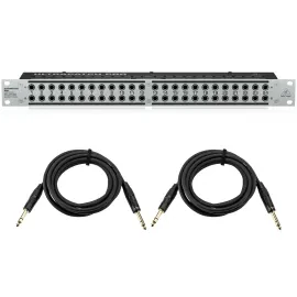 Behringer Ultrapatch Pro PX3000 Multifunctional 48-Point Balanced Patchbay, Bund