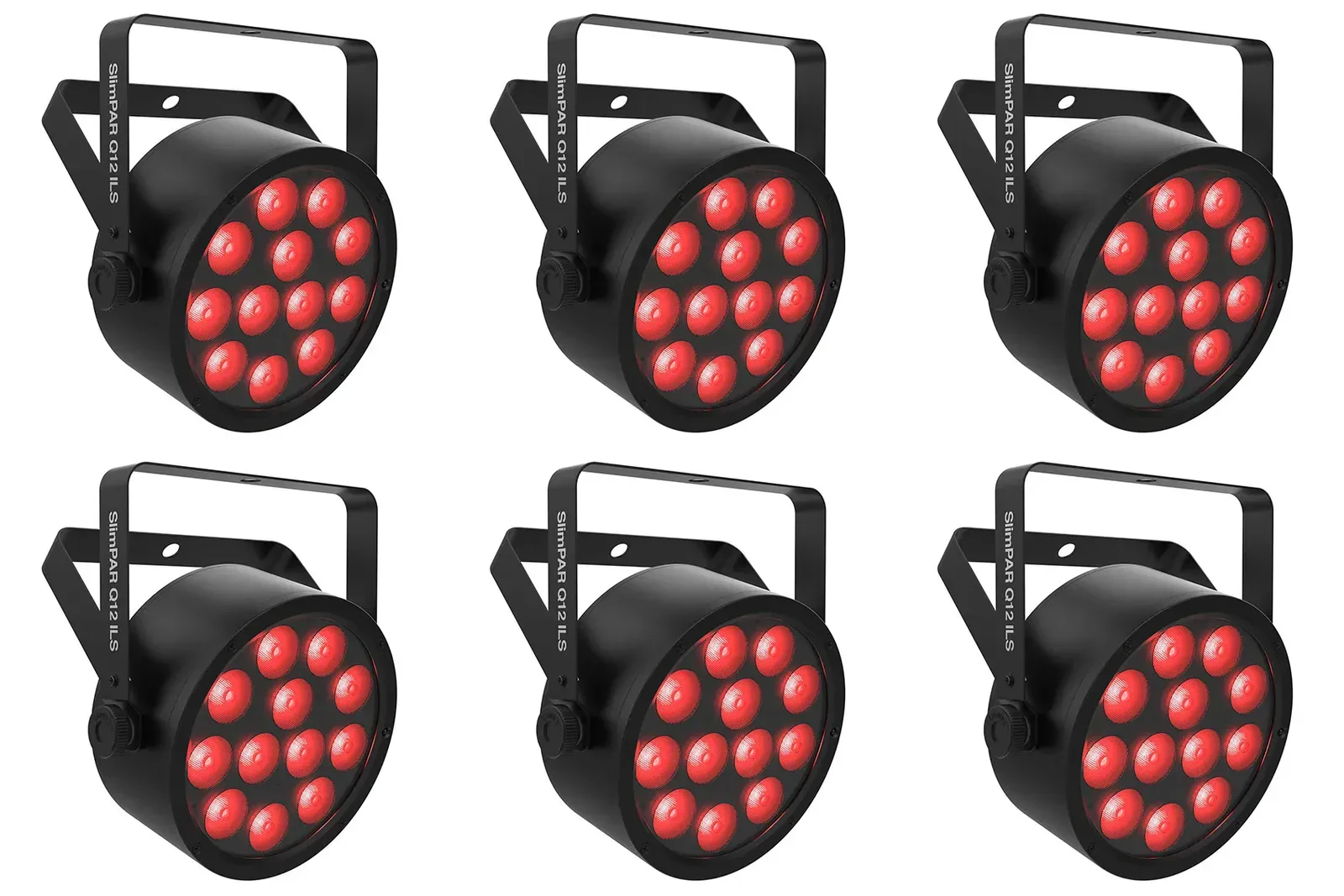 Светодиодный прибор Chauvet DJ SlimPAR Q12 ILS RGBA D-Fi USB DMX (6 штук)