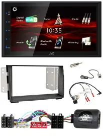 Автомагнитола JVC 2DIN USB Bluetooth DAB для Kia Venga 2010–2019