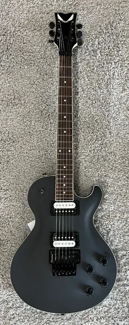 Dean Thoroughbred X Floyd, Black Satin Solid Body Cutaway Elec. Guitar TBX F BKS