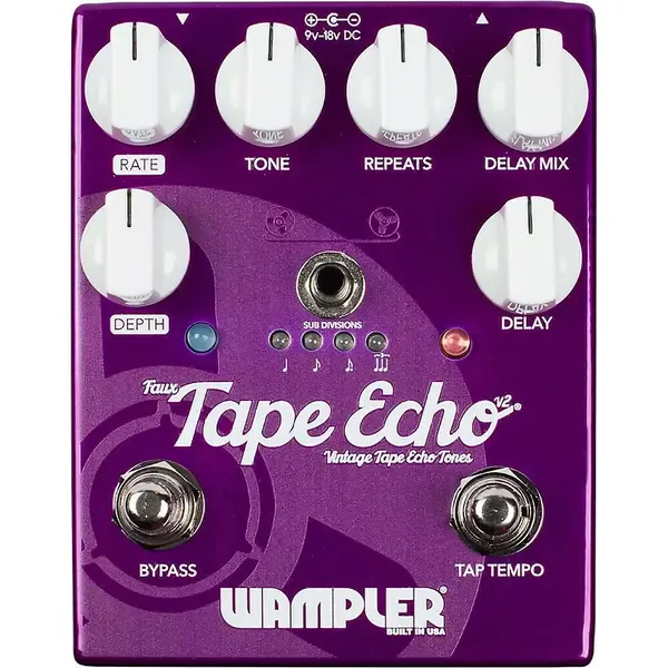 Педаль эффектов для электрогитары Wampler Faux Tape Echo Delay