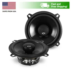 NVX VSP525 5.25" V-Series 2-Way Coaxial 160W Car Audio Speaker System
