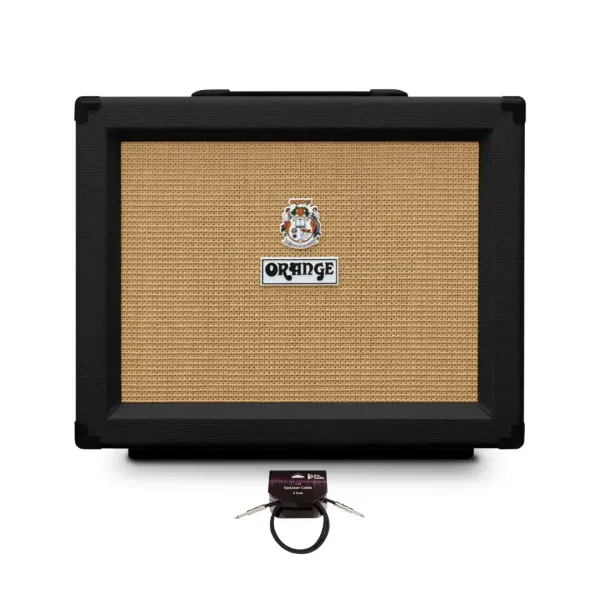 Orange Amps PPC112 60 Watt Cabinet Black with 3ft Speaker Cable