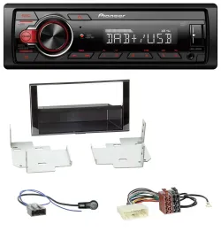 Pioneer MP3 1DIN DAB USB AUX Autoradio für Nissan Micra (2013-2017) piano
