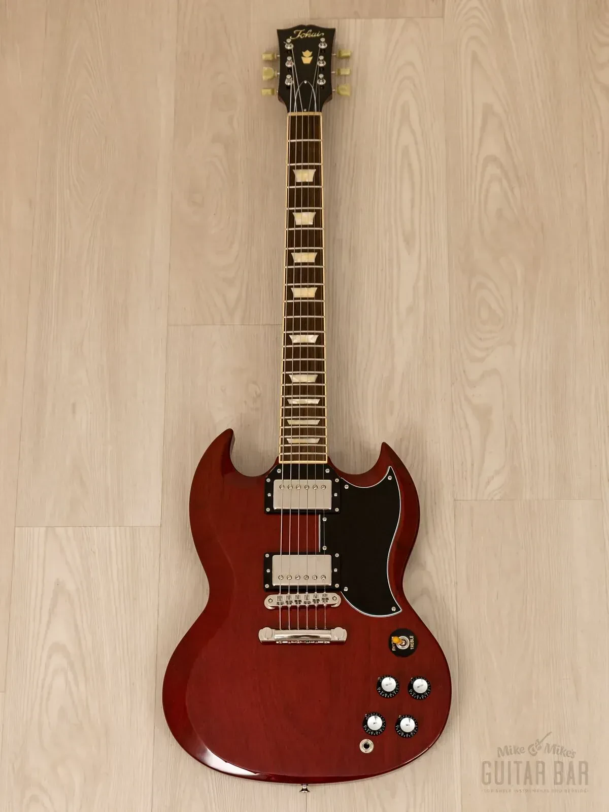 Электрогитара Tokai SG-185 Premium Series HH Cherry Lacquer w/case Japan 2018