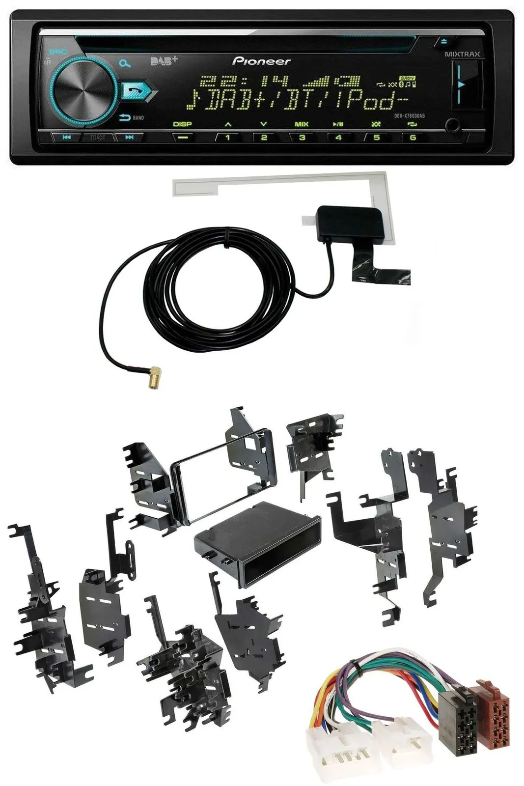 Pioneer MP3 AUX CD USB DAB Autoradio für Toyota RAV-4 Celica MR2 Spyder bis 05