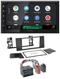 Автомагнитола для BMW 5 (E39), X5 Kenwood 2DIN, DAB, Bluetooth, USB, MP3, разъём Rundpin