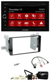 Blaupunkt Lenkrad DVD Bluetooth DAB 2DIN USB Autoradio für Mitsubishi L200 ab 10