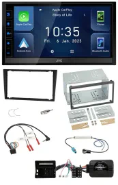JVC DAB Bluetooth Lenkrad USB 2DIN Autoradio für Opel Corsa C Tigra Vectra C cha