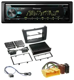 Автомагнитола для Mazda 3 (с 2009) Pioneer DAB MP3 CD USB Bluetooth