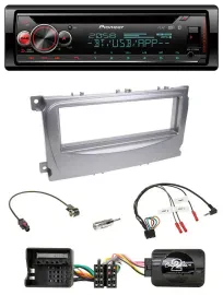 Автомагнитола Pioneer DAB, CD, Bluetooth, USB для Ford Galaxy/C-Max/Focus (с 2007)