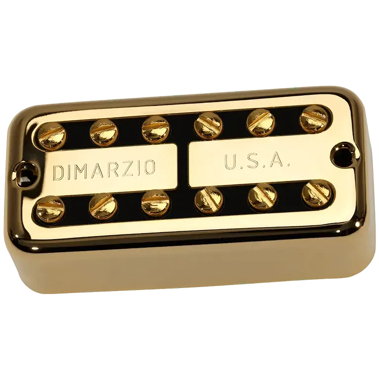 Звукосниматель для электрогитары DiMarzio DP291GBK New'Tron Neck Gold Black