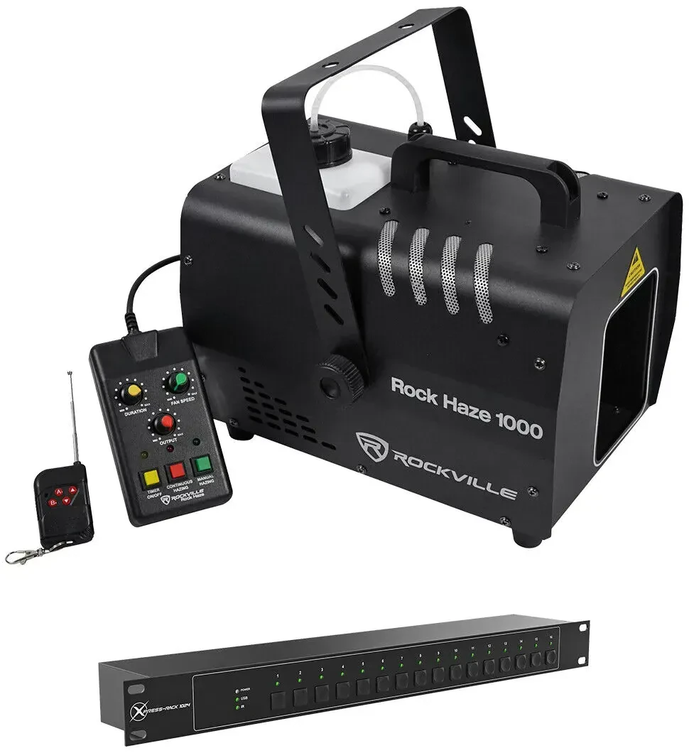Генератор тумана Chauvet DJ ROCKHAZE 1000 с DMX-сплиттером