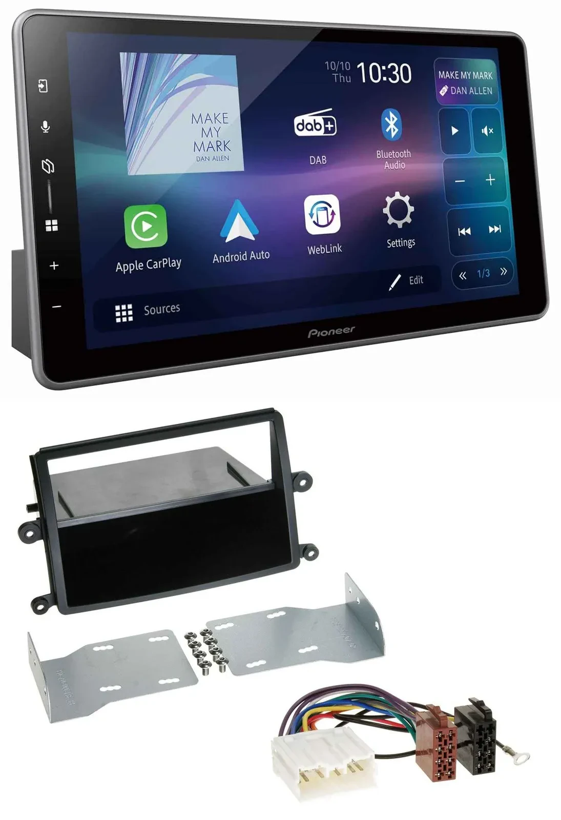 Автомагнитола для Mitsubishi L200 Pioneer Bluetooth, USB, DAB, MP3