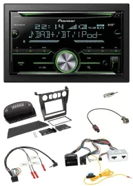 Pioneer Bluetooth Lenkrad DAB 2DIN USB CD Autoradio für BMW 5er 2007 E60 ohne iD