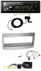 Автомагнитола Pioneer Bluetooth DAB USB для Toyota RAV4 2001–2006, тёмно-серая, совместима с управлением на руле