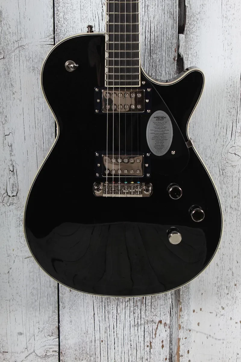 Б/У электрогитара Gretsch Electromatic Premier Jet H-H 24.88" 22 лада махагони/клён фиксированный бридж цвет Onyx Storm