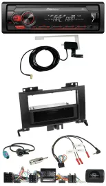 Pioneer 1DIN USB DAB MP3 Lenkrad Autoradio für Mercedes Sprinter W906 06-18 Audi