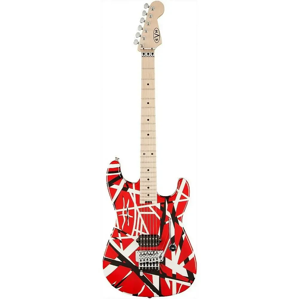 Электрогитара EVH Striped Series Red with Black Stripes