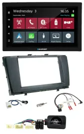 Blaupunkt DAB Bluetooth USB Lenkrad 2DIN Autoradio für Toyota Avensis 2009-2011