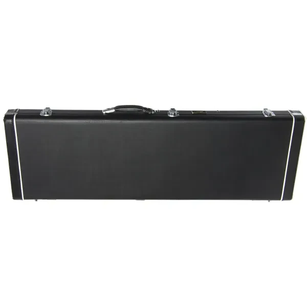 EB-1 Electric Bass Case, Schwarz, Wetterfest, J-P-MM-Style Bässe, Zubehörfach