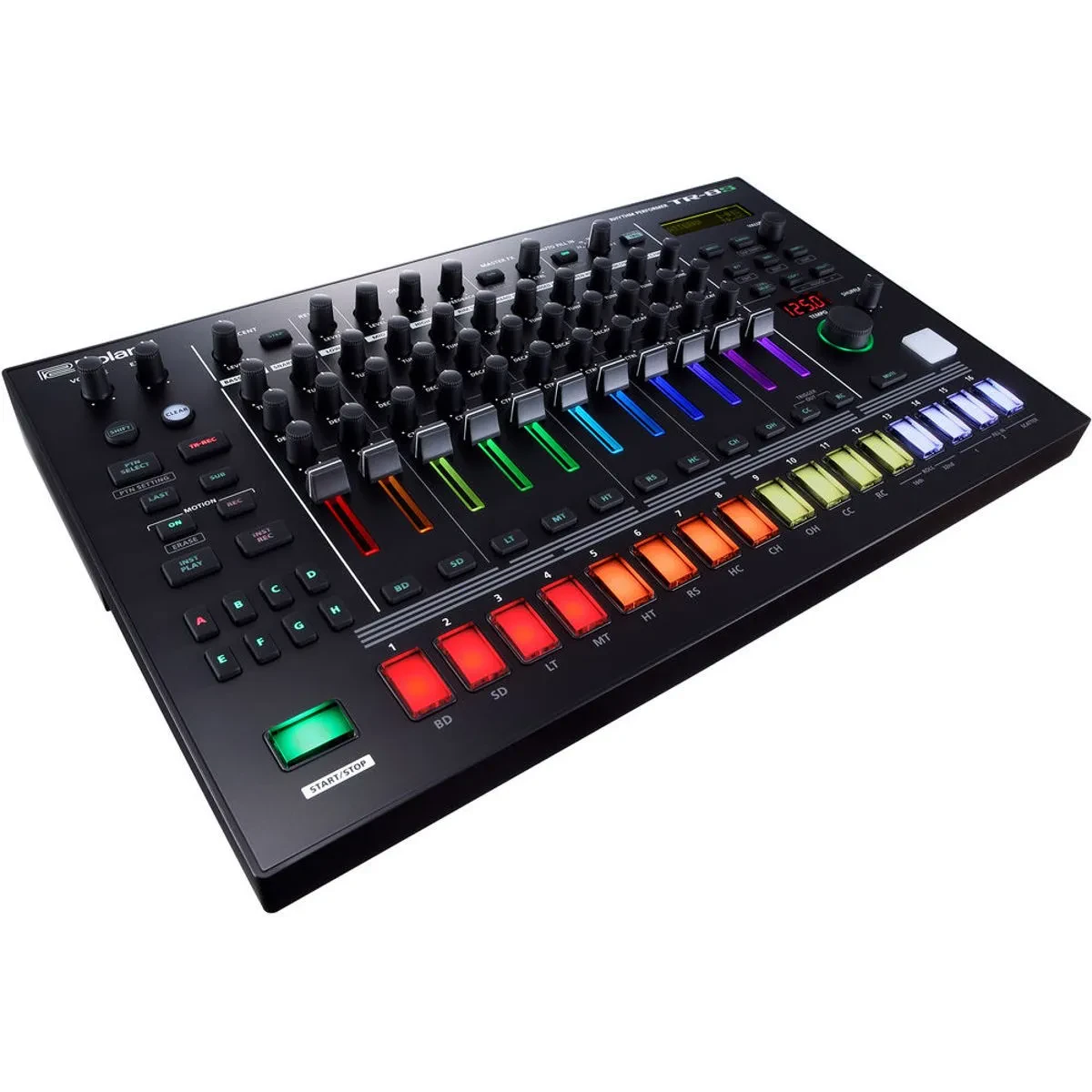 Roland TR-8S Rhythm Performer with Closed-Back Studio Monitor Headphones