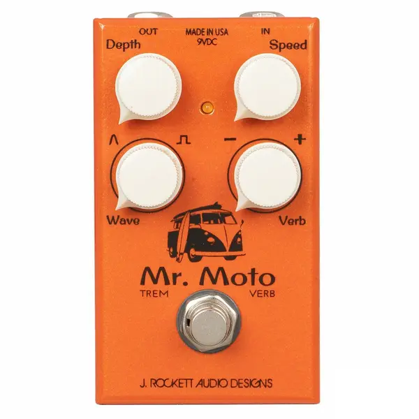 Педаль эффектов для электрогитары J. Rockett Audio Designs Mr. Moto Tremolo & Reverb Pedal