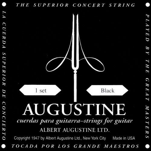 Струны для классической гитары AUGUSTINE Black Saitensatz Konzertgitarre