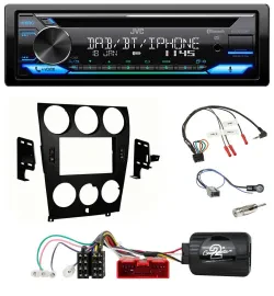 JVC Bluetooth Lenkrad USB DAB CD Autoradio für Mazda 6 (2006-2008)